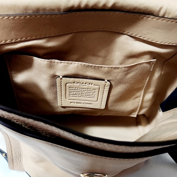 COACH Faye Backpack/Convertible Bag Heather Beige - Picture 10 of 12